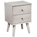 Alpine Furniture Flynn Nightstand, Gray