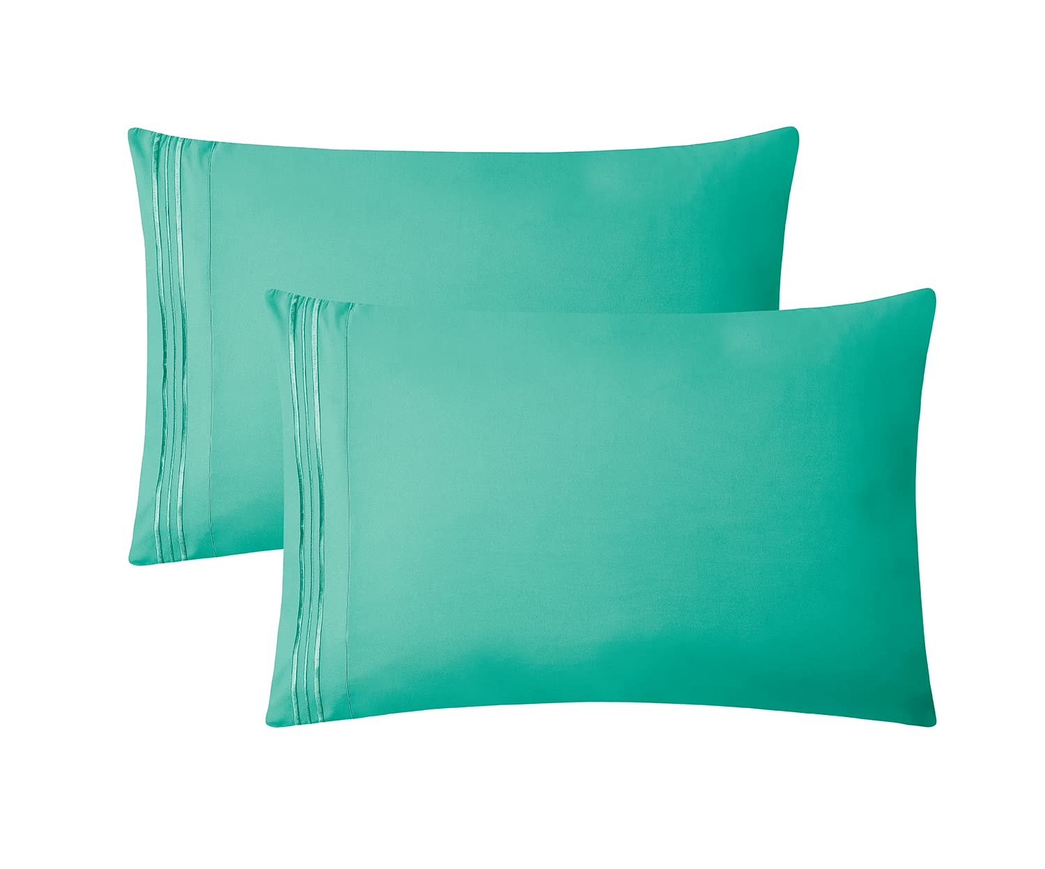 Clara Clark Bed Sheets, Premier 1800 Series 4 Piece Bed Sheet Set, Deep Pocket, Wrinkle, Fade, Stain Resistant, Luxury Soft Bedding Sheets & Pillowcases, Twin-Xl, Mint Green