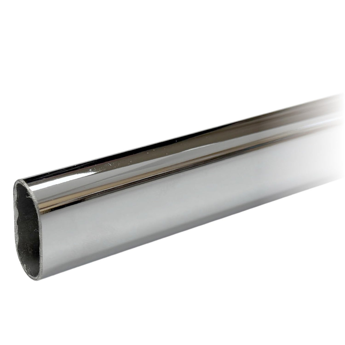 36 Oval Closet Rod (15mm x 30mm) | 1 Pack | Chrome