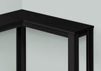 Monarch Specialties I 3657 Accent Table, Console, Entryway, Narrow, Corner, Living Room, Bedroom, Laminate, Black, Transitional