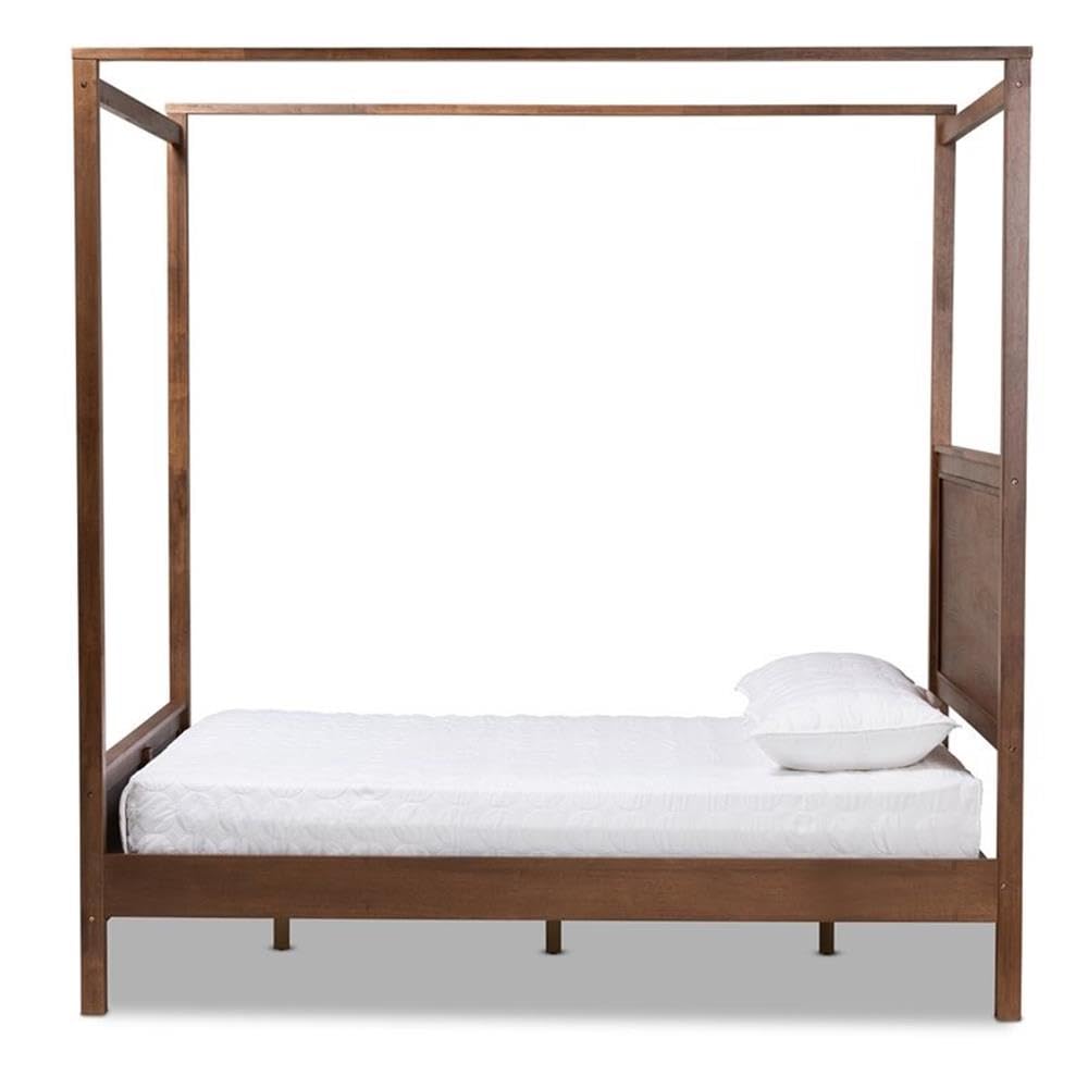 Baxton Studio Veronica Platform Canopy Bed