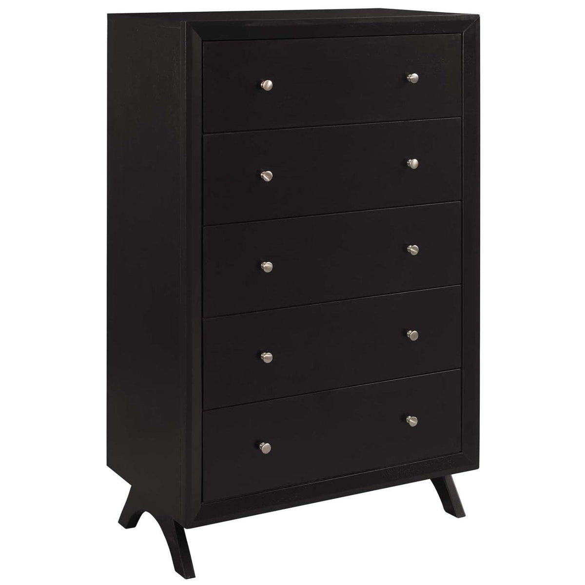 Modway Providence Five-Drawer Chest Or Stand, Cappuccino