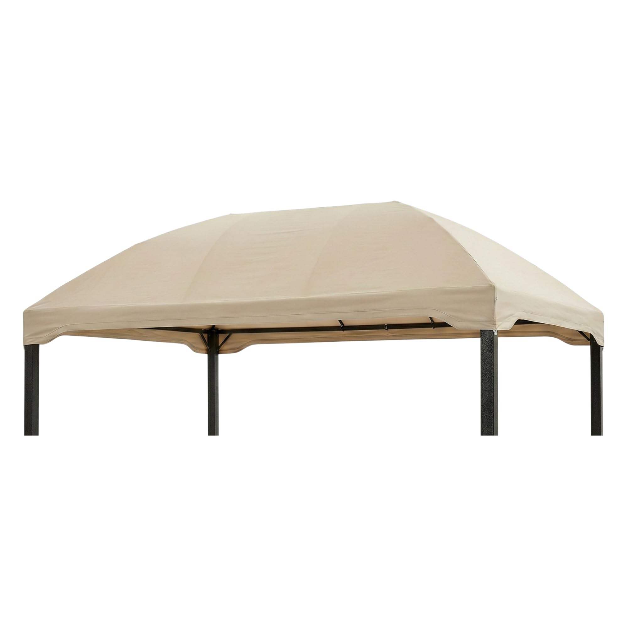 Garden Winds Durable 350 Replacement Canopy Top Compatible with Pomeroy Domed 10 x 13 Gazebo Model L-GZ702PST - Beige