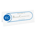 Tent Card Holders, 4 1/4' X 11', Rigid Heavyweight Clear Plastic, 25/Box