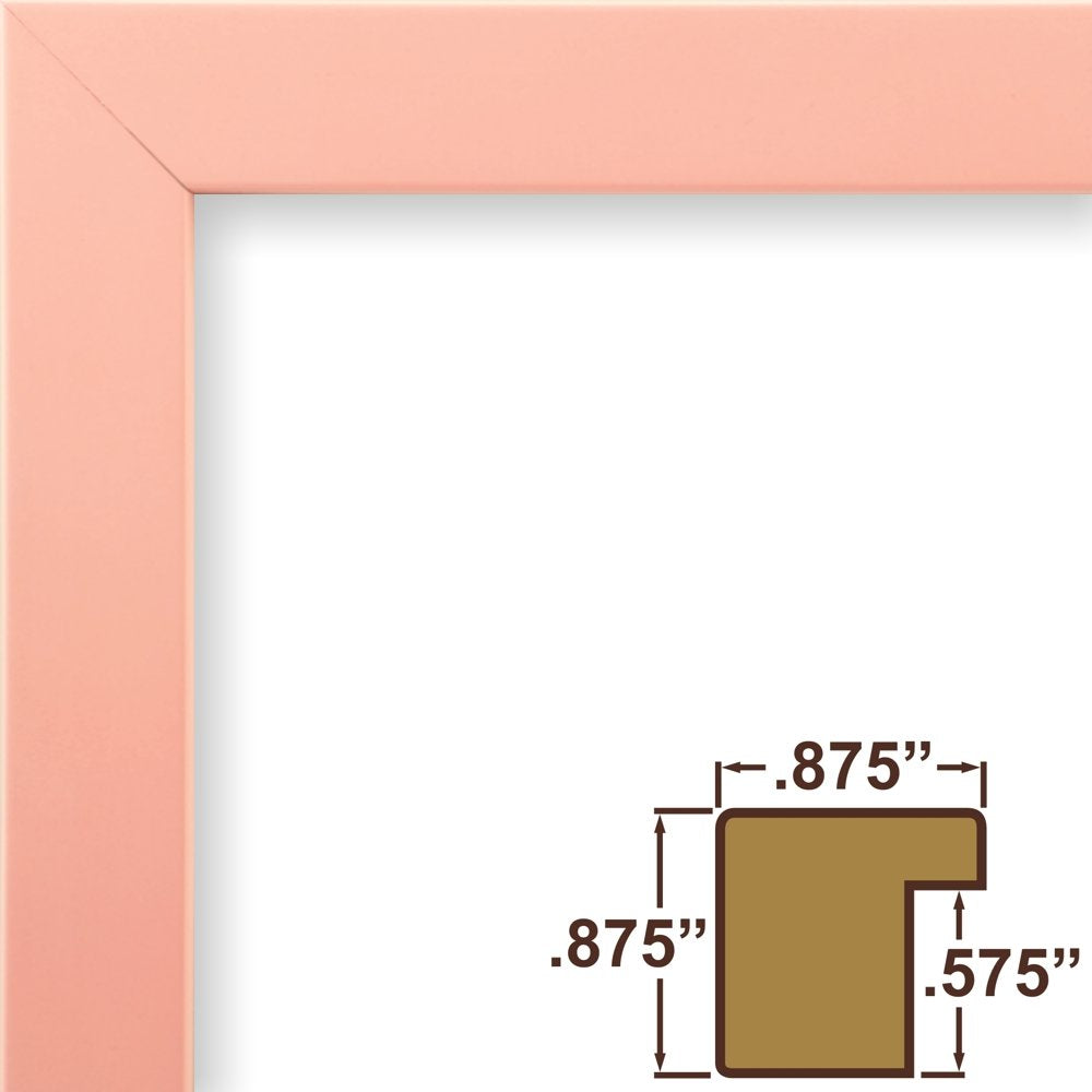 Craig Frames Confetti, Modern Light Pink Picture Frame, 8.5 X 11 Inch