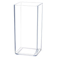 Royal Imports Flower Vase Acrylic Tall Rectangle - Decorative Centerpiece for Home or Wedding - Non Breakable Plastic, 5 X10 - C