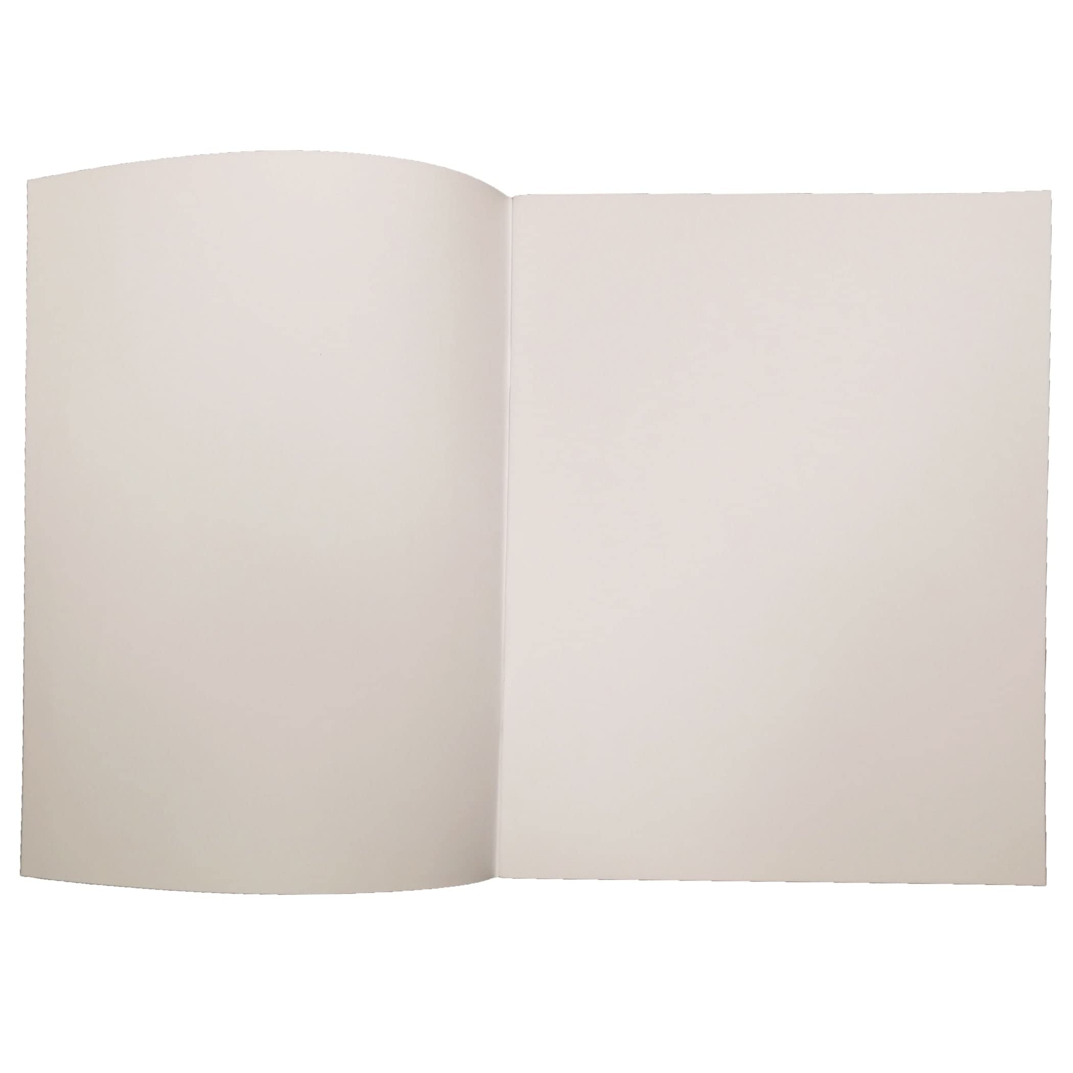 Hayes Soft Cover Blank Book, 7 x 8.5 Portrait, 14 Sheets Per Book, Pack of 12