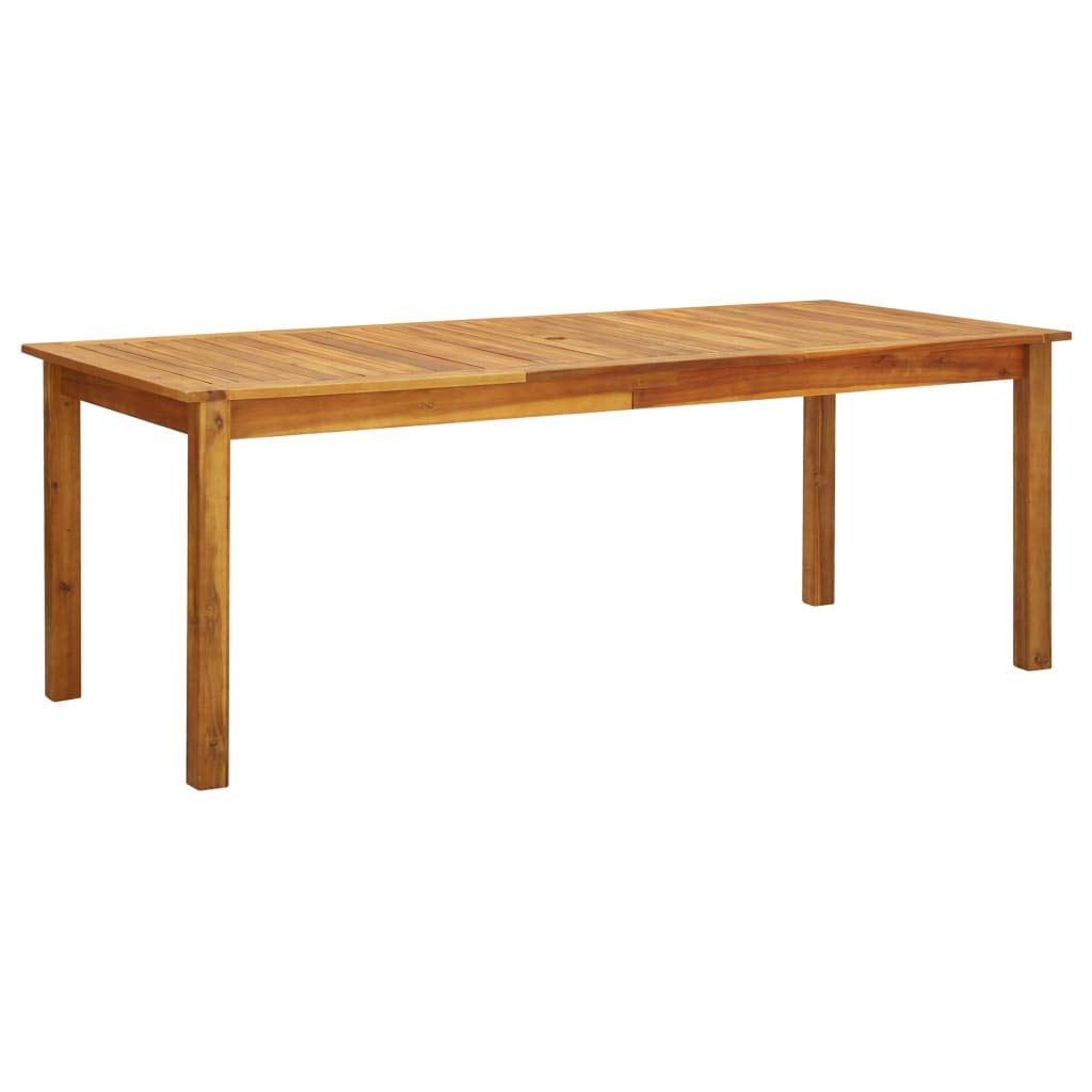 Patio Table 78.7&quot;x35.4&quot;x29.1&quot; Solid Acacia Wood