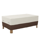 Amazon Basics Outdoor Patio Coffee Table Cover, Beige/Tan, 48'X28'