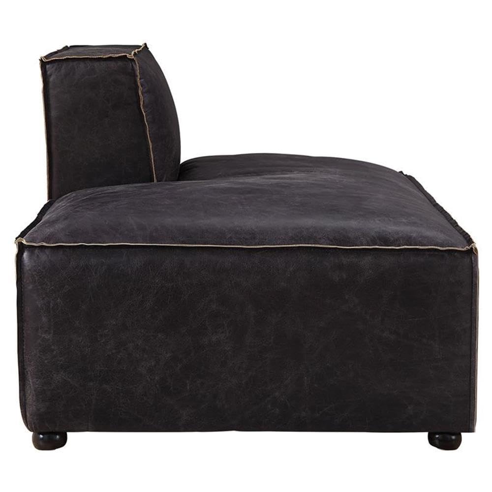 Acme Furniture Birdie Leather Upholstered Modular Chaise Lounge