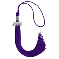 Endea Graduation Single Color Tassel with Silver Date Drop (Purple, 2024)