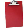 Saunders Plastic Clipboard, 8 1/2' X 12', Red