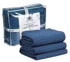 HILLFAIR 100% Cotton Blanket- 120'' x 120'' XXL Oversized King Bed Blankets - Family Size 10 ft x 10 ft Big - Waffle Blankets - 