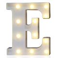 Pooqla LED Marquee Letter Lights Sign, Light Up Alphabet Letter for Home Party Wedding Decoration E