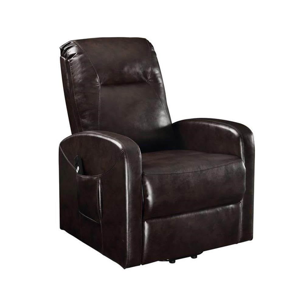 Acme Kasia Recliner w/Power Lift in Espresso PU