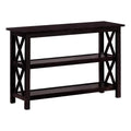 Coaster Home Furnishings 2-Shelf Entryway Console Table Living Room Sofa Table Mission Farmhouse Style Engineered Wood Eco-Friendly Laminate Merlot 5910