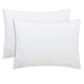 Calitime Pack Of 2 Cozy Standard Pillow Shams Cases For Bed Bedding Decoration Solid Dyed Soft Chenille 20 X 26 Inches True Whit