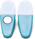 Thick Plastic Clips With Neodymium Magnet - 3-1/4' Length - Durable Versatile All-Purpose (Retro Blue White)