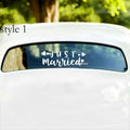 Gadgets Wrap Just Married Decal Vinyl Stickers for Car Weddings Decor Wedding Signs, AG20DRP140