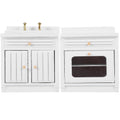 ibasenice Miniature Dollhouse Kitchen Sink and Stove Set 1 12 Scale Mini Sink Cabinet Furniture for Dollhouse Kitchen Decor and 