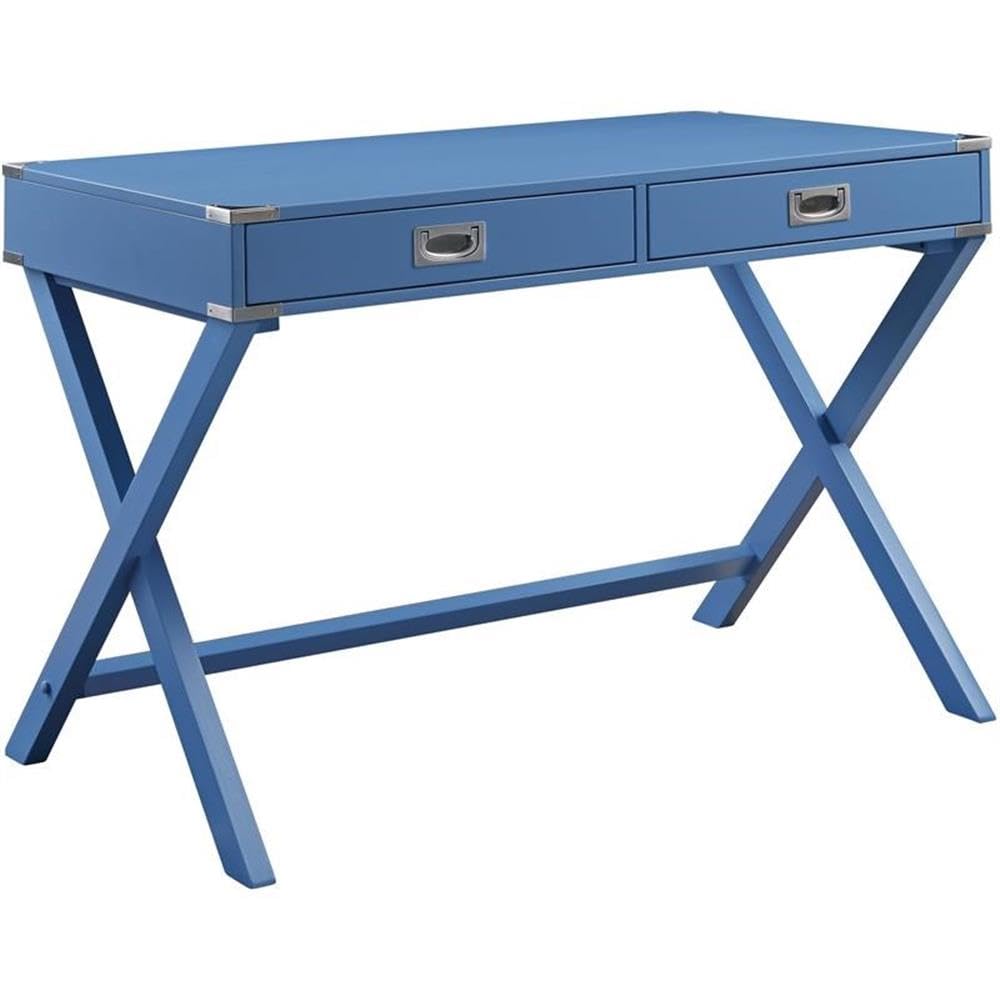 Acme Amenia 2-Drawer Wooden Console Table in Blue Finish