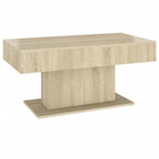 vidaXL Coffee Table Home Living Room Office Furniture Accent Couch Center Side End Sofa Coffee Table Desk Sonoma Oak Engineered Wood