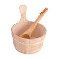 Sauna Bucket and Ladle 4L Gifts Storage Container for Hotels Bathroom Houses