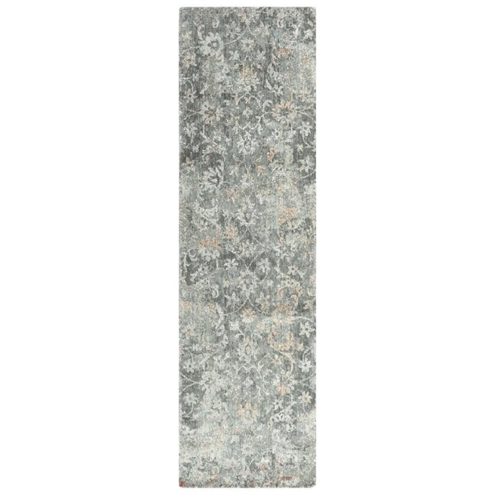 Rizzy Home Alora Decor Radiant 2'6" X 10' Classic Gray/Beige/Gray Hybrid Area Rug