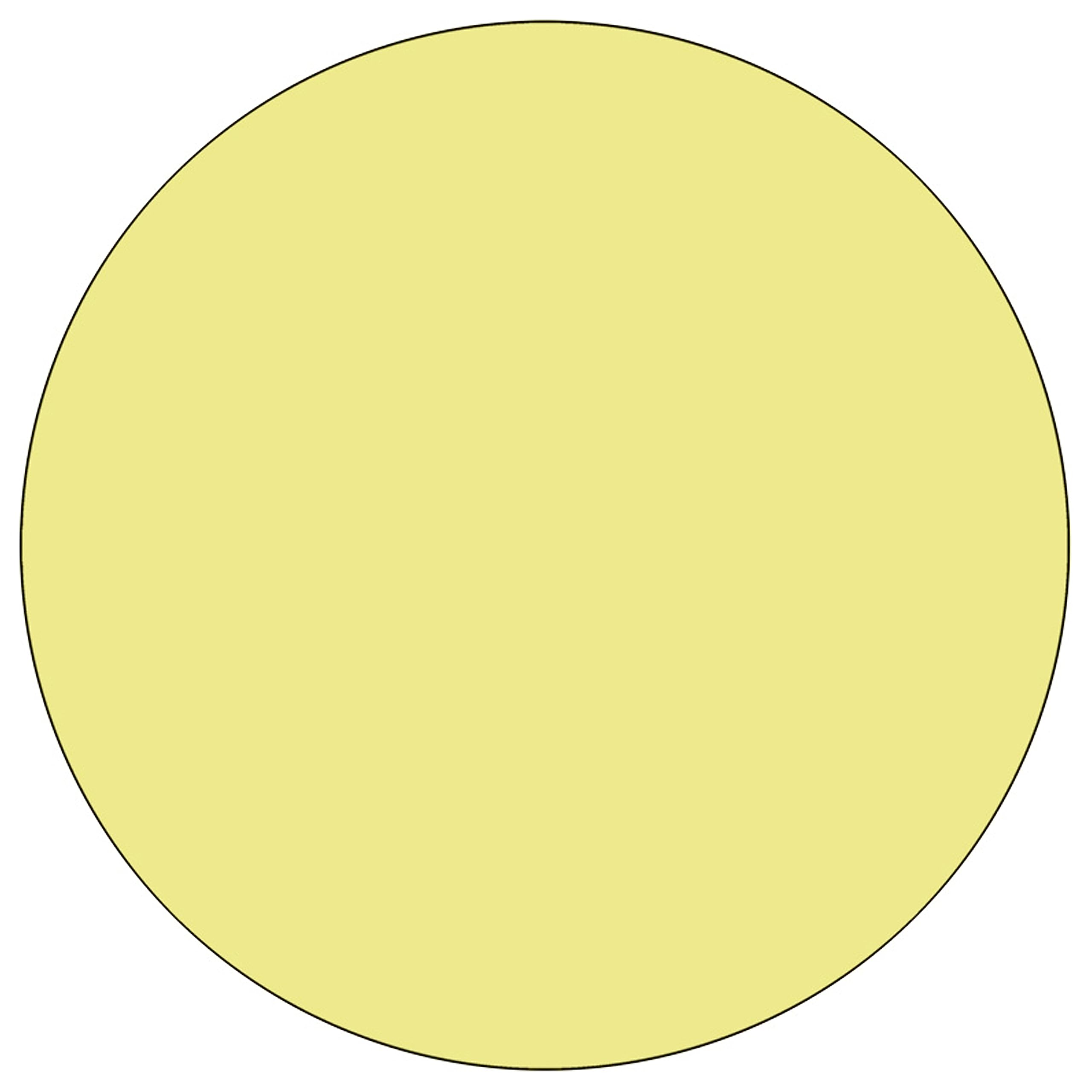 Flash Furniture Wren 42'' Round Yellow Thermal Laminate Activity Table - Standard Height Adjustable Legs