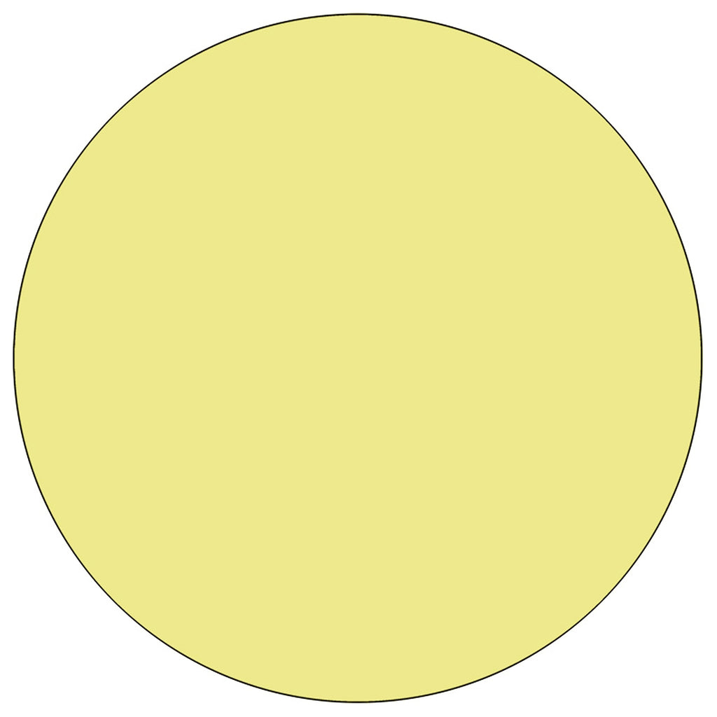 Flash Furniture Wren 48'' Round Yellow Thermal Laminate Activity Table - Standard Height Adjustable Legs