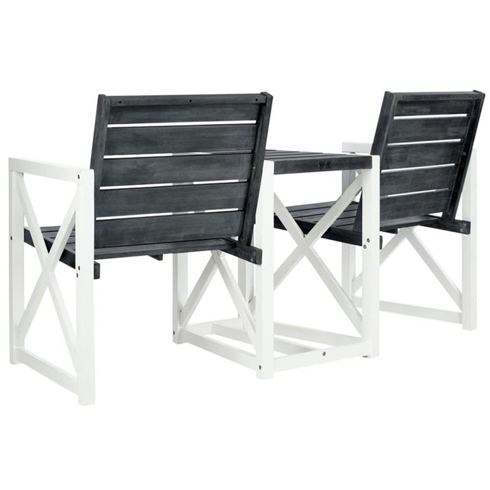 Safavieh Outdoor Collection Ally Rustic Brown Darling Wrought Iron 60.25' Outdoor Tree Bench