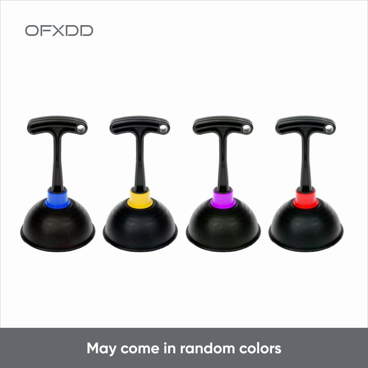 Ofxdd Short Bathtub Cup Plunger - Plunger For Clogged Duty - Heavy Duty Rubber Toilet Plunger - Simple Sink Plunger