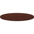 Lorell LLR62578 Round Invent Tabletop - Mahogany