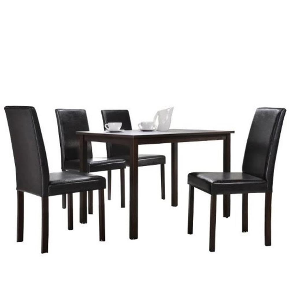 Baxton Studio Andrew 5-Piece Modern Dining Set
