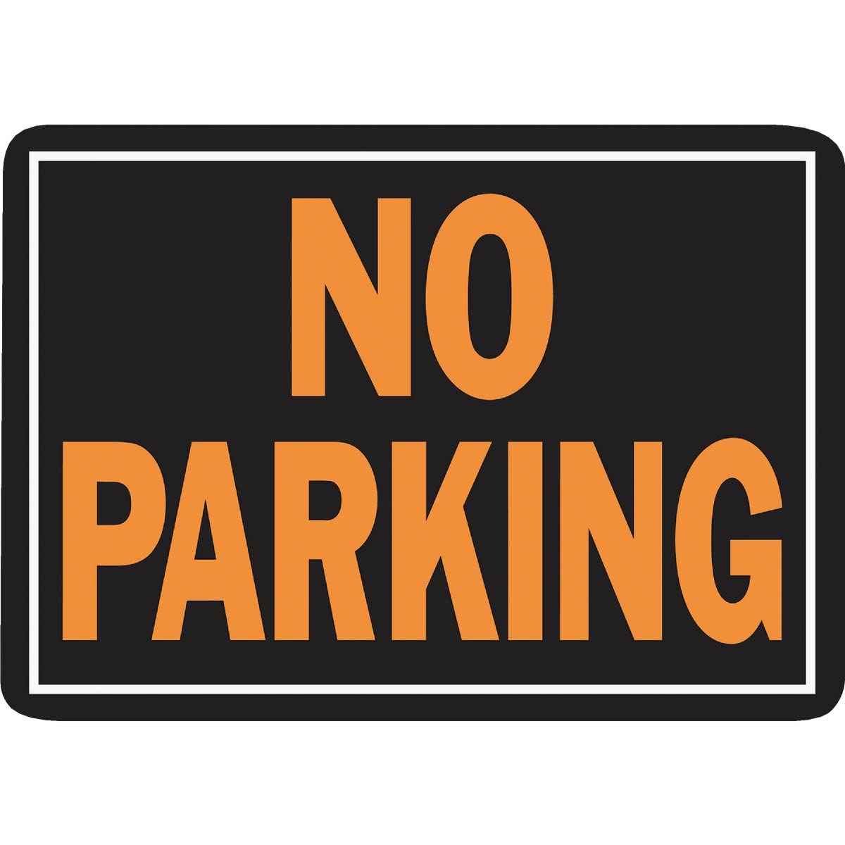 Hy-Ko Products 805 NO Parking Aluminum Sign, 10'' x 14''