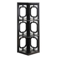Convenience Concepts Omega 3 Tier Corner Bookcase, Black
