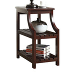 Acme Wasaki 2-Shelf Wooden End Table In Espresso
