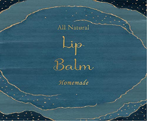 Zzybia Homemade Skincare Products Adhesive Labels Stickers For Lip Balm Container Tubes 20Pcs (Grand Canel Green)