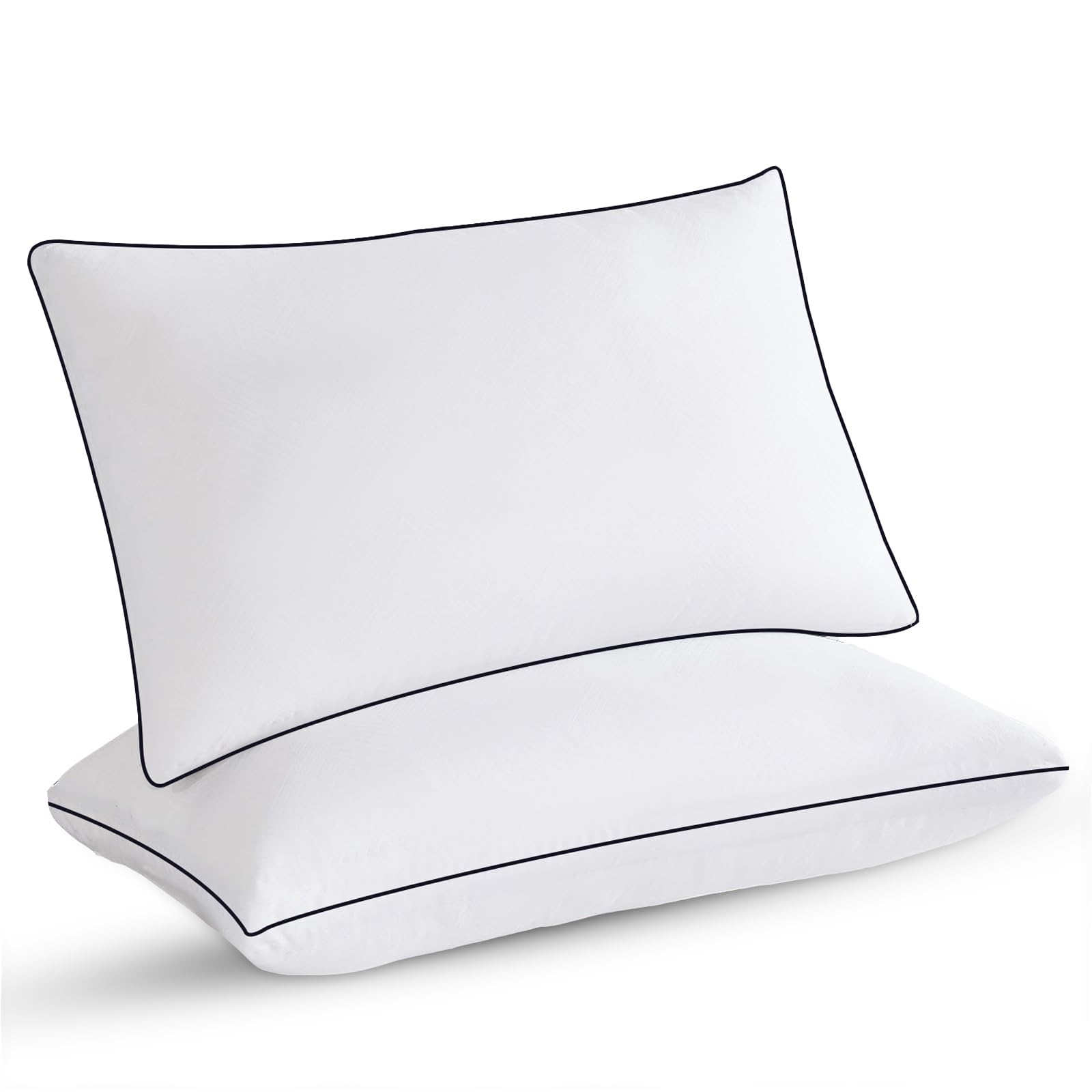 Wamsound Pillows For Sleeping,King Pillow 2 Pack,Bed Pillows Suitable For Side Sleepers And Back Sleepers,Filled With Delicate A
