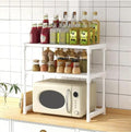 Smart Saver 2 Tier Microwave Oven Stand For Kitchen Counter| Multipurpose Kitchen Storage Rack | Spice Rack Organizer | Countert