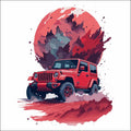 Artistic Decals Car Wall Sticker for Living Room, Bedroom, Kids Room, Big Size Sticker, 3D Sticker, PVC Vinyl Wall Sticker, Moun