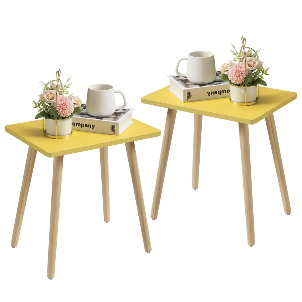 Foraofur Side Tables Living Room Set Of 2, Small Wooden Table Accent Table Living Room, Bedroom, Accent Tables For Small Spaces, Easy Assembly