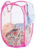 BADBUNDA ENTERPRISES Nylon Mesh Laundry Basket, 20Ltr (Muliticolour)