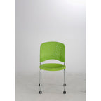 Safco Products 6805GN Reve Guest Chair Straight Leg with Round Back, (Qty. 2), Green