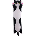 Yeqivo Cat Stuffed Animal Plush Pillow Cute Cat Body Pillow, Long Stuffed Cat Plush Cat Stuffed Animal Toy Kitten Long Throw Pil