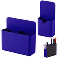 Kitanis Magnetic Pen Holder,2 Pack Magnetic Dry Erase Marker Holder With Generous Compartments,Strong Magnet Storage Marker Pen