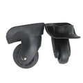 ECOMISTIQ A35 Luggage Wheel Replacement Universal For Luggage Box Trolley Case Repair Black | Pair Suitcase Wheels Swivel Caster
