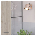 Medicine 23H Double Door Cabinet,4 Interior Shelves, Light Gray
