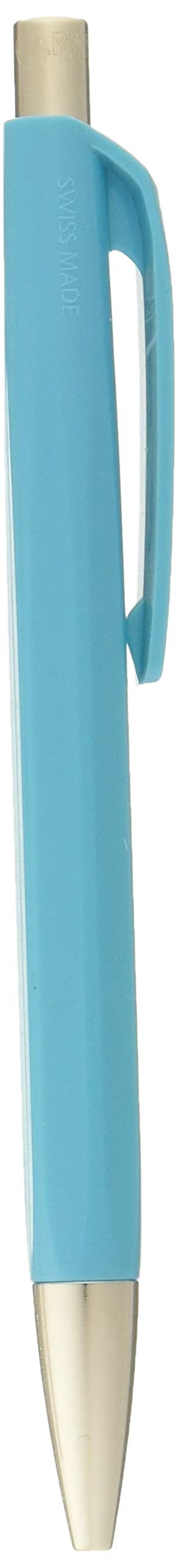 Caran D'Ache Nf0888-171 Ballpoint Pen, Oil-Based, Infinite (Turquoise Blue)