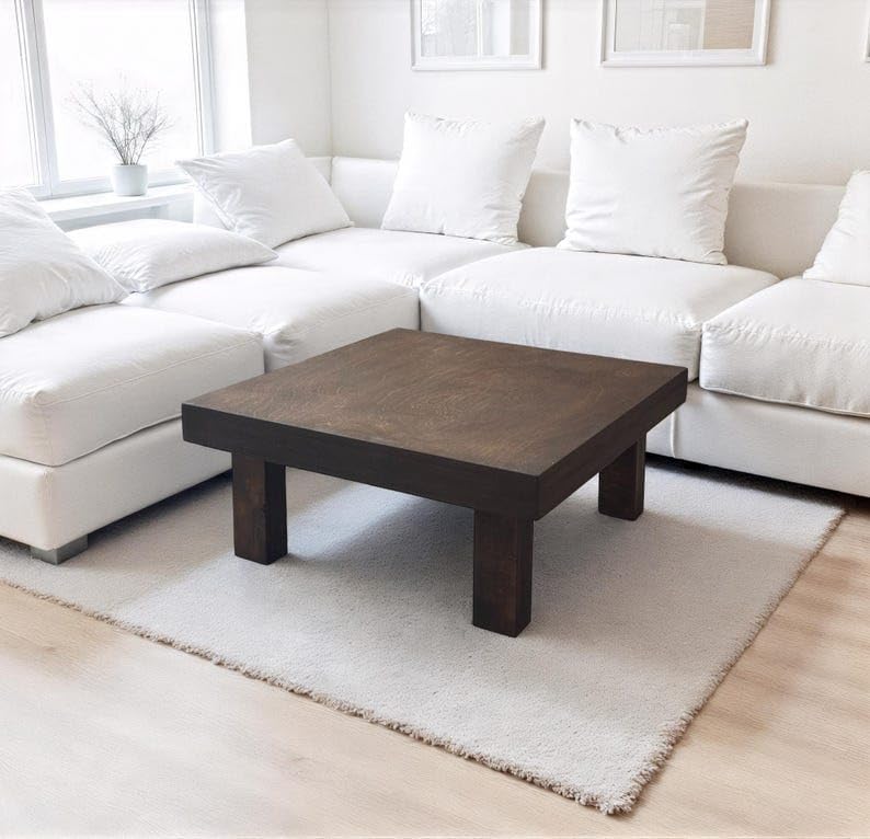 Carpentray Solid Sheesham Wooden Tables Coffee Table Solid Wood Tatami Coffee Table (60 * 60 * 40* Cm)